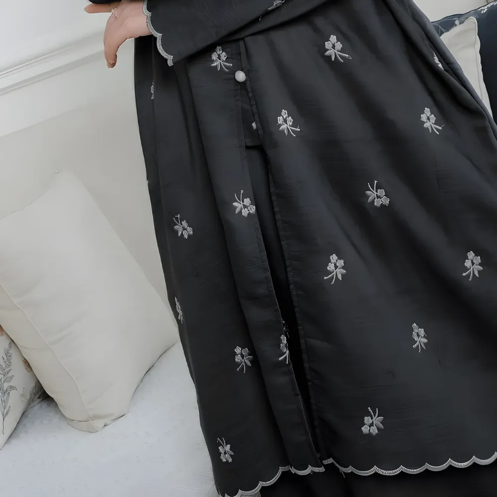 Detail kain dan kancing set Orelia